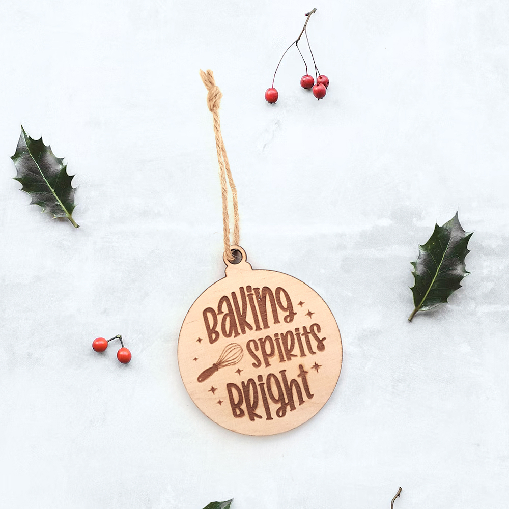 Baking Spirits Bright Bauble